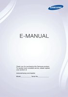Samsung UN60F7050AFXZA TV Operating Manual